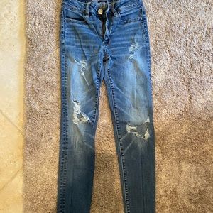 American eagle hi rise jegging long